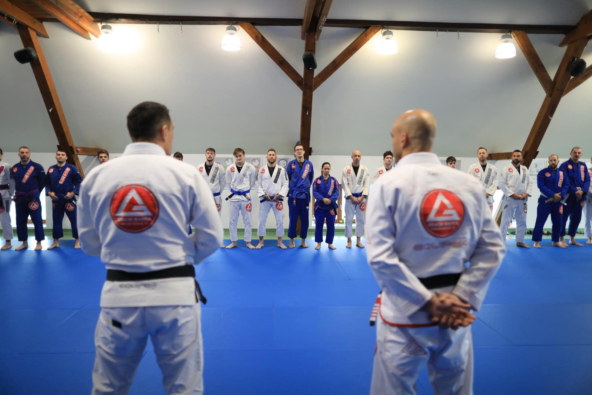 Skupina s certifikati na blazini